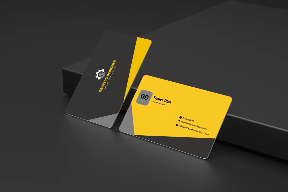 تصميم بزنس كارد إحترافي بشكل عصري Business card