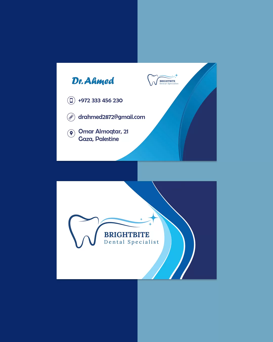 Business Card | Dr.Ahmed | Dentist