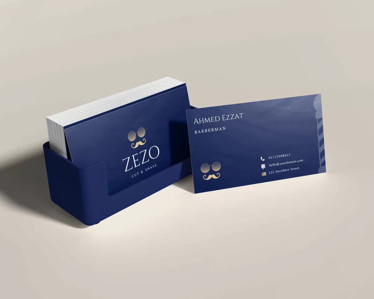 تصميم بزنس كارد إحترافي بشكل عصري Business card