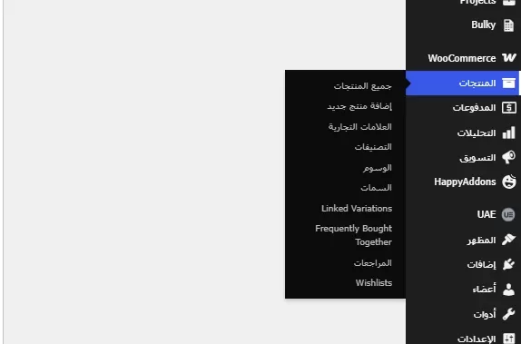 أدخال منتجات 