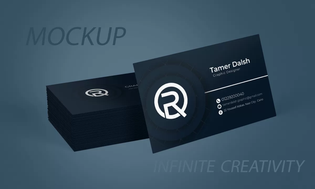 تصميم بزنس كارد إحترافي بشكل عصري Business card