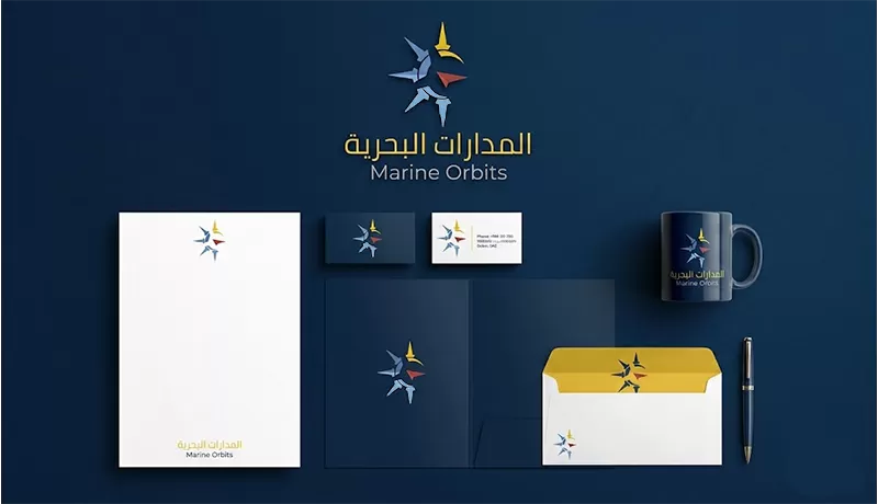 تصميم شعار عصري مع هوية بصرية كاملة