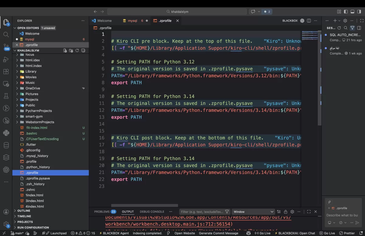 	مطور مواقع ويب باستخدام HTML وCSS وJavaScript