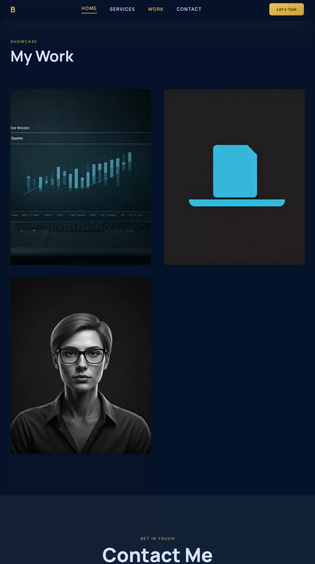 سأقوم بتصميم قالب HTML/CSS احترافي لموقعك
