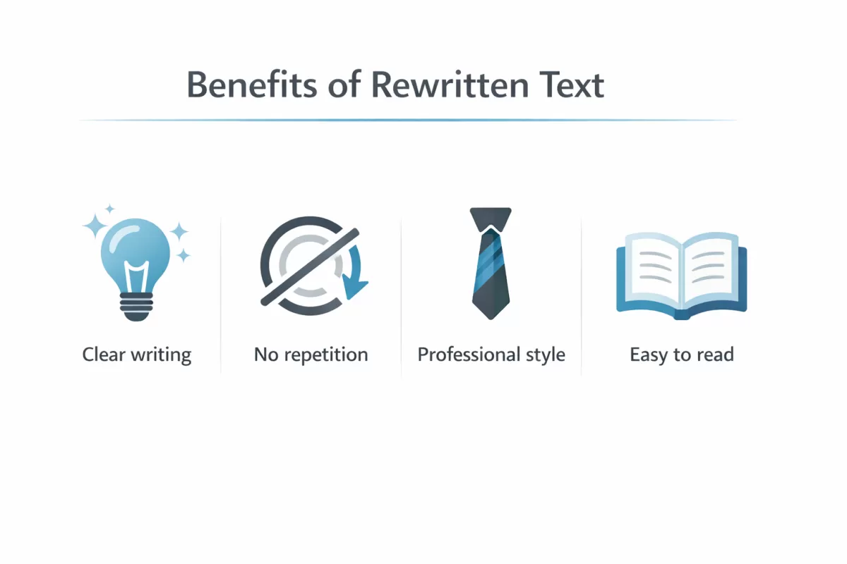 إعادة كتابة النصوص بطريقة جديدة
