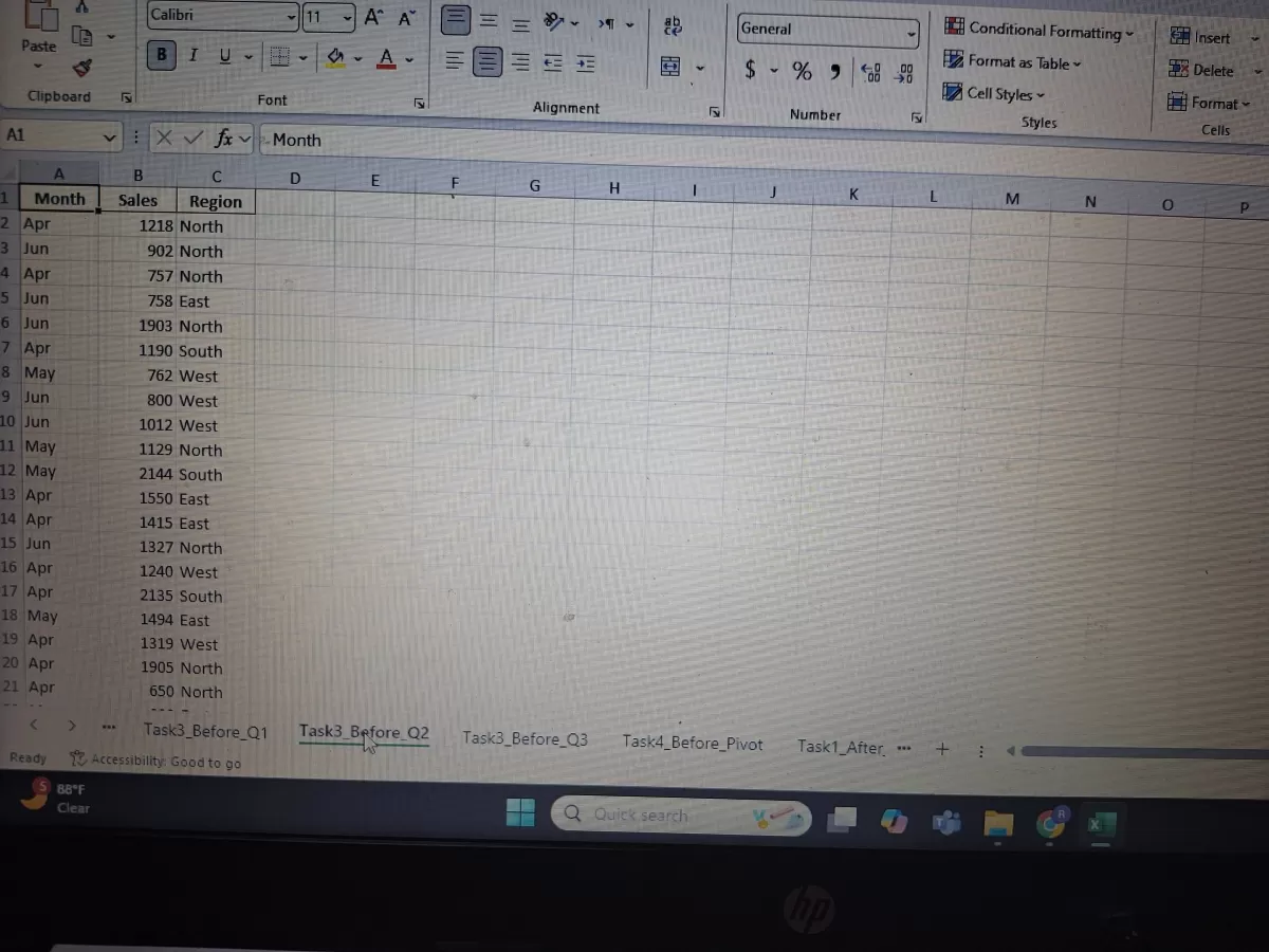 تنظيف وتحليل البيانات على Excel باستخدام Power Query