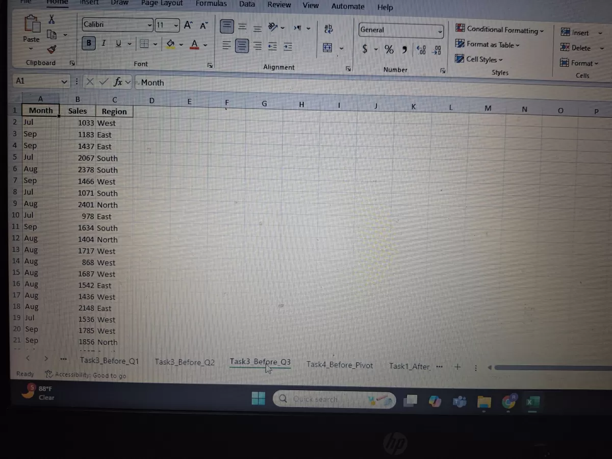تنظيف وتحليل البيانات على Excel باستخدام Power Query