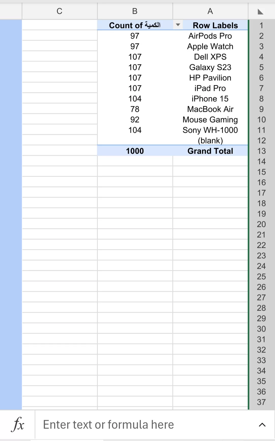 احلل البيانات باستخدام برنامج اكسل واجيد استخدام الجوجل شيت والجوال فورم