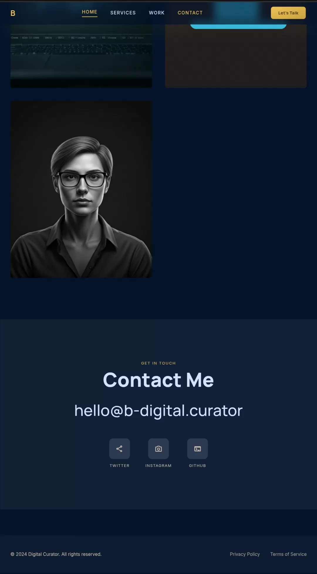 سأقوم بتصميم قالب HTML/CSS احترافي لموقعك
