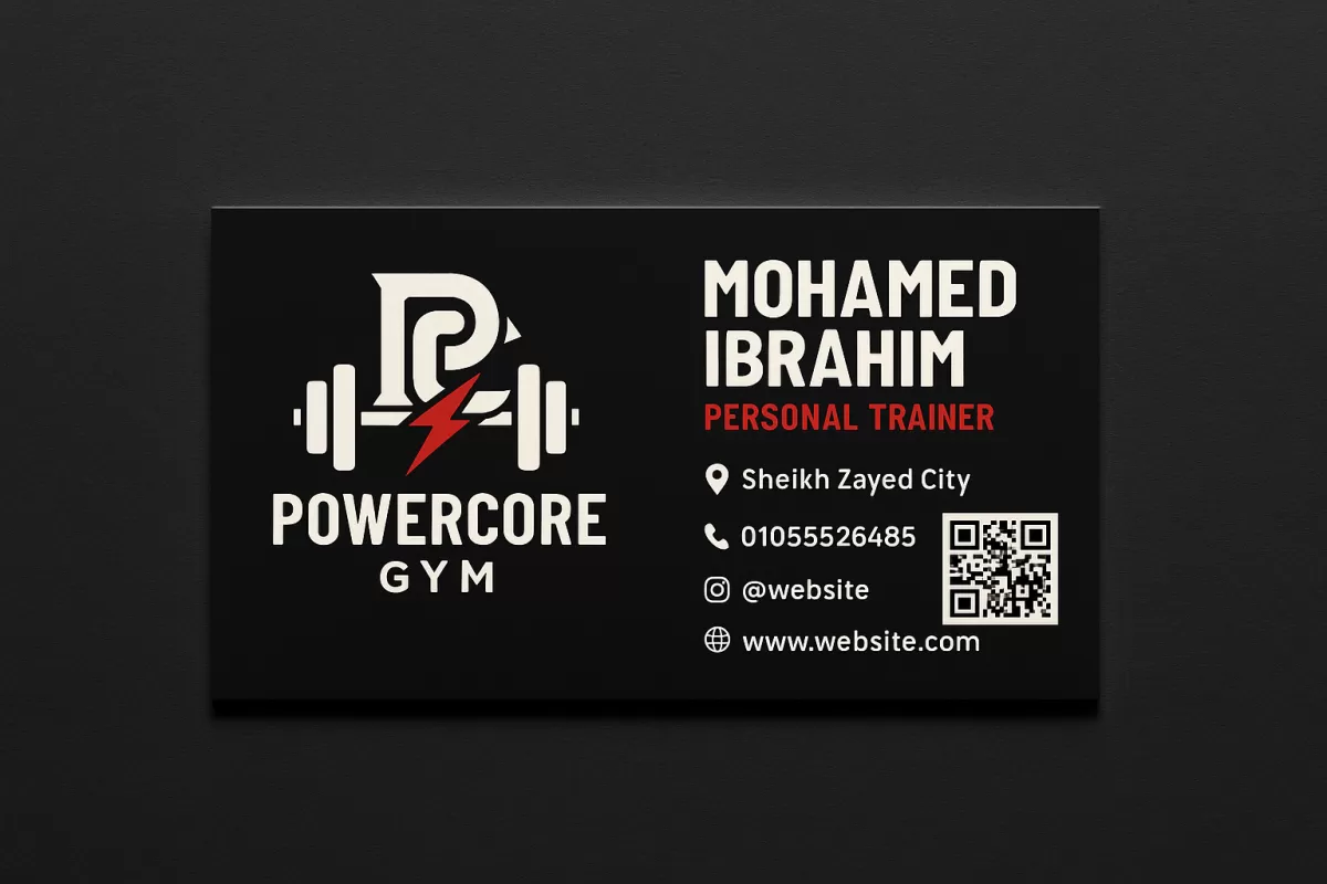 أنا سوف أصمم هويتك البصرية بشكل احترافي  لgym 