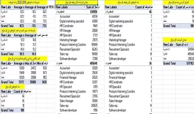 محلل بيانات Excel and power bi