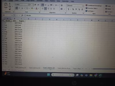 تنظيف وتحليل البيانات على Excel باستخدام Power Query