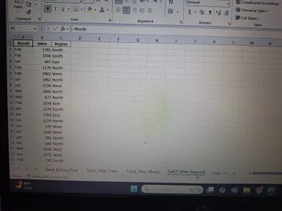 تنظيف وتحليل البيانات على Excel باستخدام Power Query
