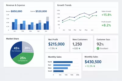 إنشاء تقارير وبحوث أعمال