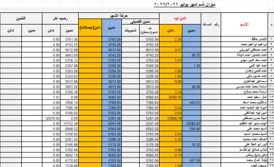 مدير مالي اعداد القوائم والميزانيان للشركات والمطاعم 