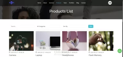 BinBug CMS, موقع وادارة محتوى