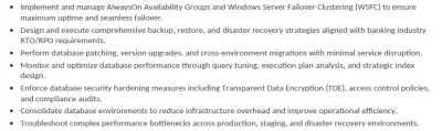 Microsoft SQL Server Administration