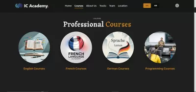 تصميم صفحة هبوط Landing page عصرية و جذابة