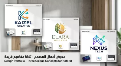 تصميم شعارات احترافية وعصرية للتطبيقات والمشاريع
