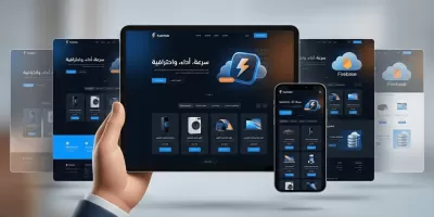 تصميم وإنشاء مواقع وإضافة FastWeb فائقة السرعة مع نموذج طلب احترافي