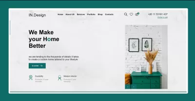 تصميم موقع شخصي أو صفحة هبوط لشركتك HTML & Tailwind