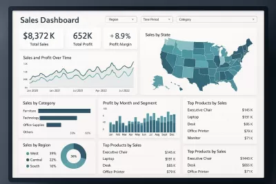 صميم داشبورد احترافي باستخدام Power BI لتحليل بياناتك وتحويلها إلى رؤى واضحة تدعم قراراتك.