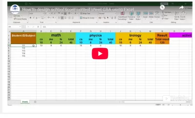تعليم الاكسيل شيت من البداية الى الاحتراف