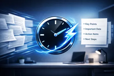 تلخيص احترافي وسريع للنصوص والمقالات بدقة عالية