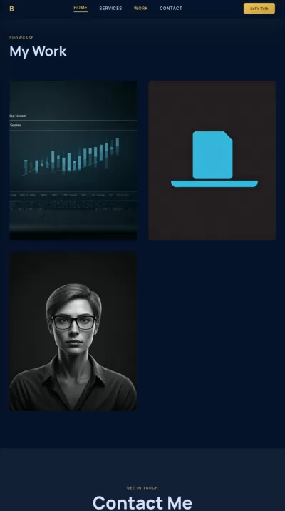 سأقوم بتصميم قالب HTML/CSS احترافي لموقعك