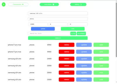 Product manager كامل مع نظام إدارة مبيعات 