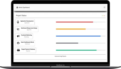 موقع Frontend كامل ومتجاوب