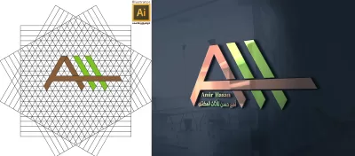 تصميم لوجو احترافى مميز جدا - ايضا هويه بصريه كامله