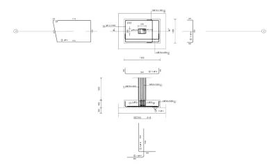تصميم لوحات شوب دروينج  تسليح حديد للعناصر الانشائيه باستخدام برنامج الASD 