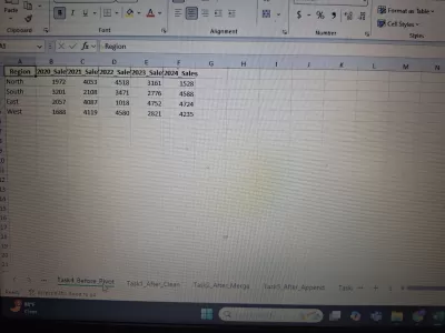 تنظيف وتحليل البيانات على Excel باستخدام Power Query