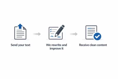 إعادة كتابة النصوص بطريقة جديدة