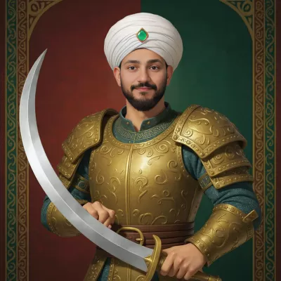 انتاج اربع صور عالية الدقة باستخدام نماذج الذكاء الاصطناعي