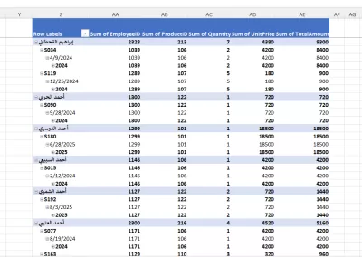 سأقوم بتحليل وتنظيف البيانات وتنسيقها باستخدام برنامج Excel باحترافية