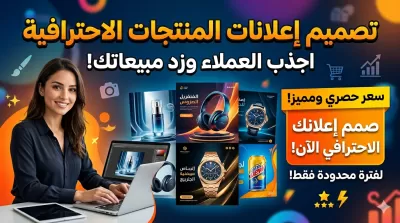 انا سوف اقوم بتصميم  بوستر إعلاني احترافي لمنتجك في وقت قصير