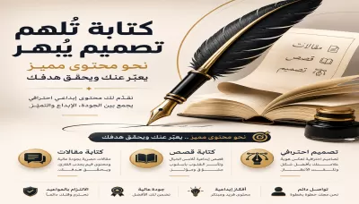 محترف كتابة المقالات والقصص وتصميم