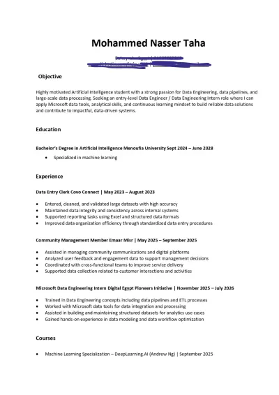 كتابة وتصميم سيرة ذاتية احترافية CV وفقا للمعايير العالمية