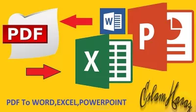  سأقوم بتحويل وتحرير ملفاتك (PDF → Word/Excel، تعديل ملفات Word/PowerPoint)  
