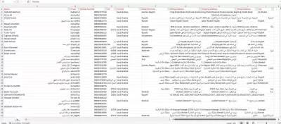 قاعدة بيانات عملاء الخليج | داتا عملاء اشتروا بالفعل لزيادة المبيعات
