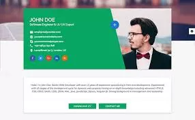 تصميم صفحات cv باستخدام لغة html و css 