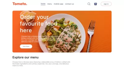 Tomato – Food Ordering Web App