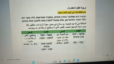 الترجمة