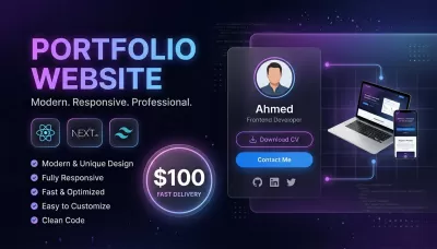  Professional & Modern Portfolio Website Development