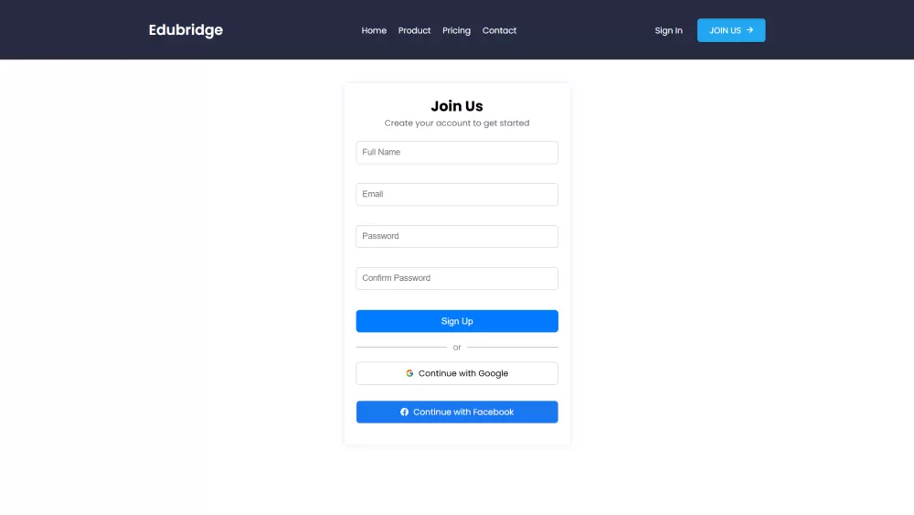 EduBridge – منصة تعليم إلكتروني حديثة منصة متكاملة للتعلم عن بعد، تقدم دورات تفاعلية، تتبع التقدم ال