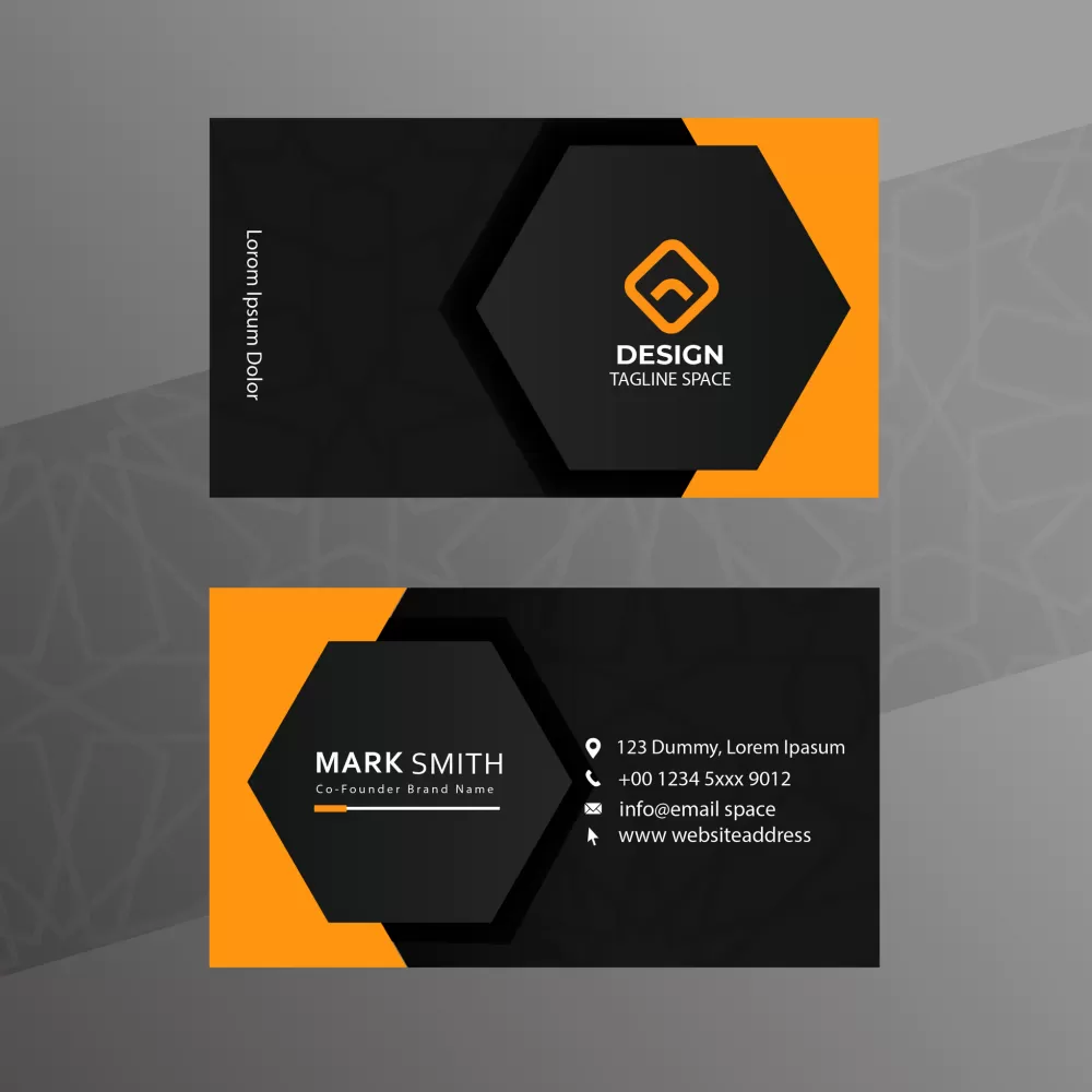 Business card art therapy