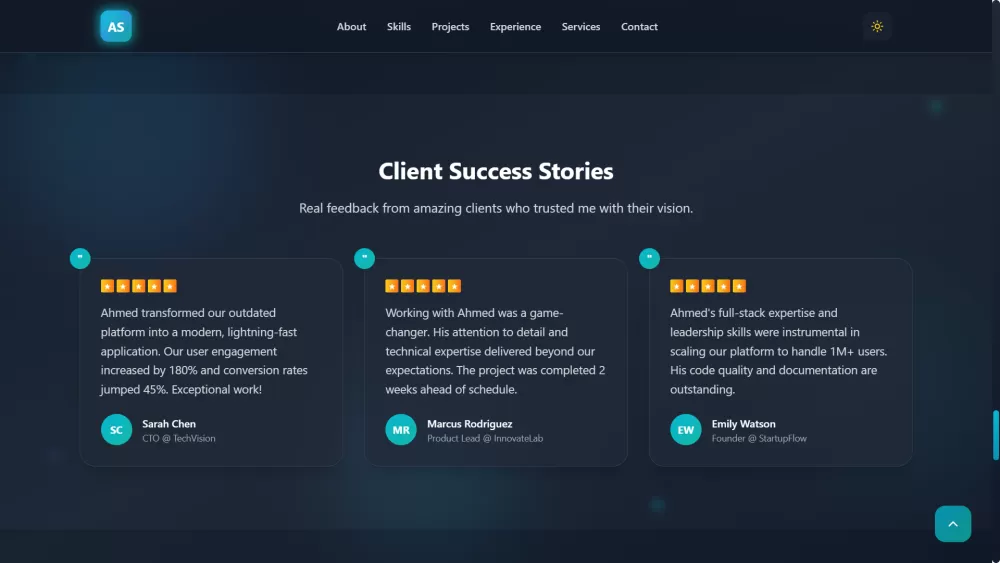 Ahmed Seleem – البورتفوليو الشخصي