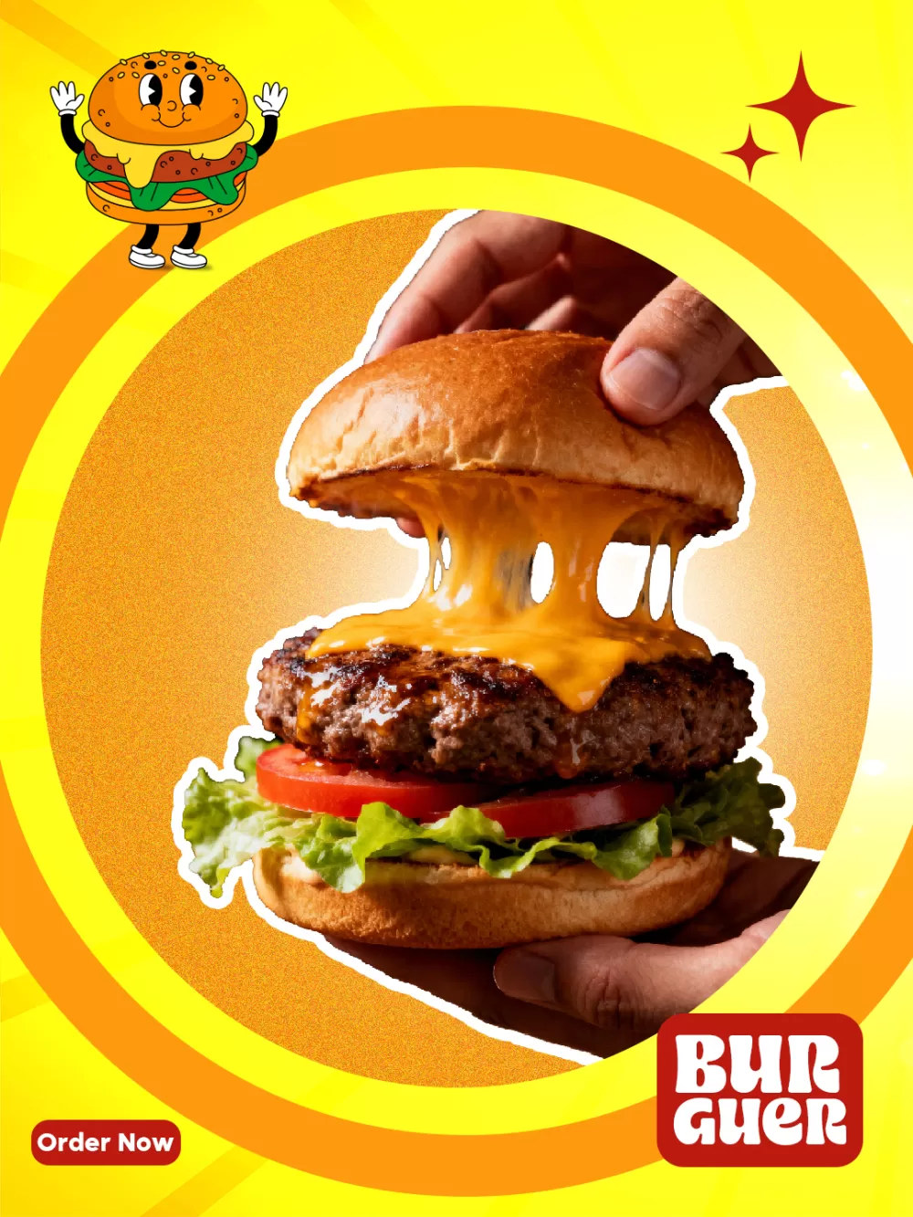 حملة اعلانية لمشروع مطعم خاص بالأكل السريع